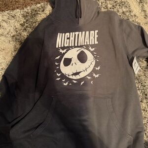 Nightmare Before Christmas hooded sweatshirt size Medium. New.